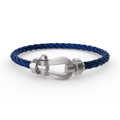 [Echo Fine ]FORCE LARGE HORSESHOE NO DIAMOND BRACELET SILVER