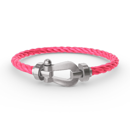 [Echo Fine ]FORCE LARGE HORSESHOE NO DIAMOND BRACELET SILVER