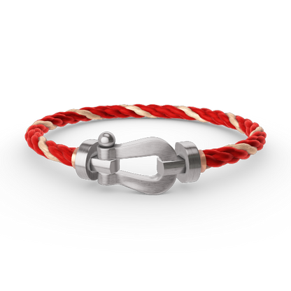 [Echo Fine ]FORCE LARGE HORSESHOE NO DIAMOND BRACELET SILVER