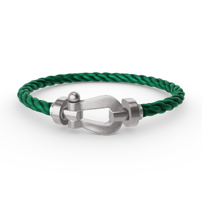 [Echo Fine ]FORCE LARGE HORSESHOE NO DIAMOND BRACELET SILVER