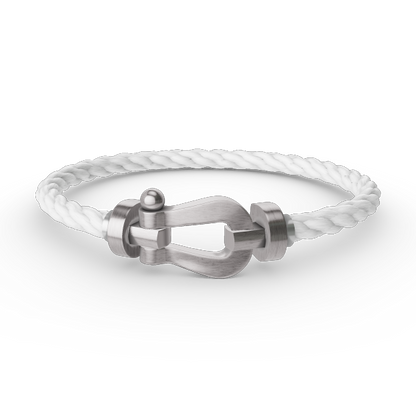 [Echo Fine ]FORCE LARGE HORSESHOE NO DIAMOND BRACELET SILVER