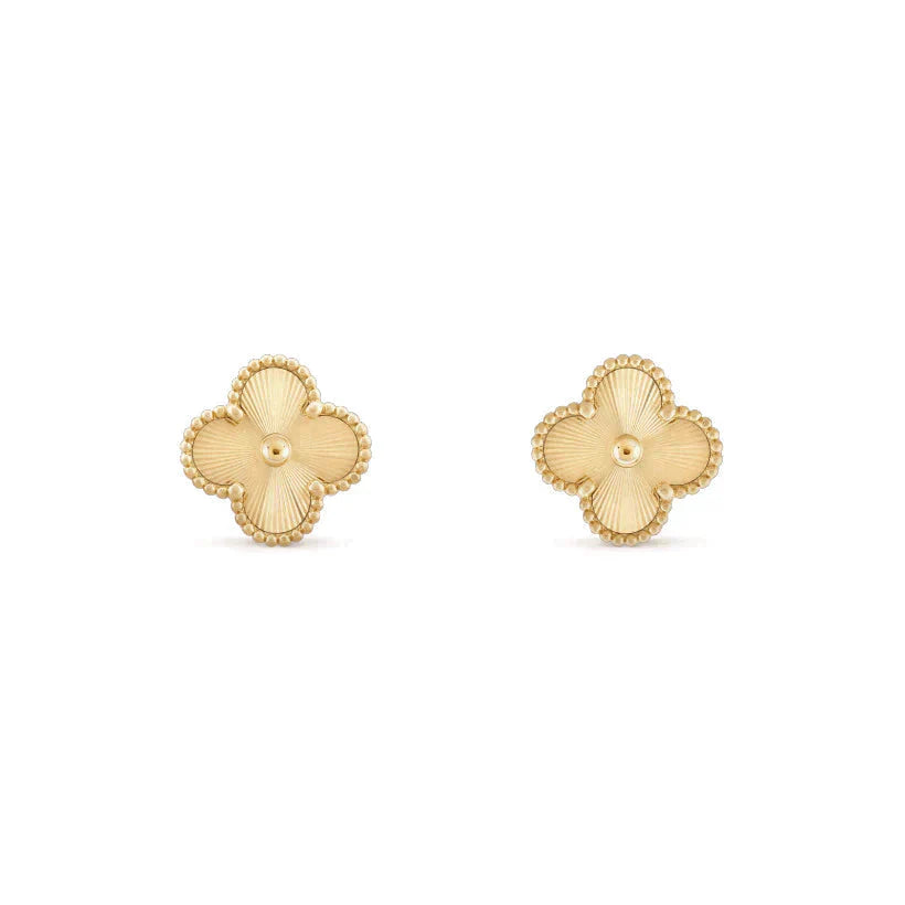 [Echo Fine ]CLOVER MEDIUM 1 MOTIFS LASER EARRINGS