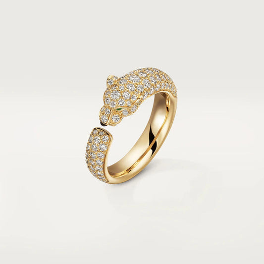 [Echo Fine ]PANTHERE PINK GOLD DIAMOND RING
