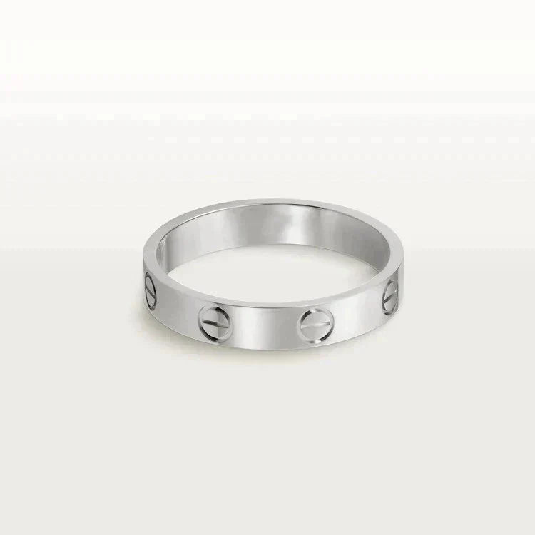 [Echo Fine ]LOVE RING 4MM 1 DIAMOND SILVER
