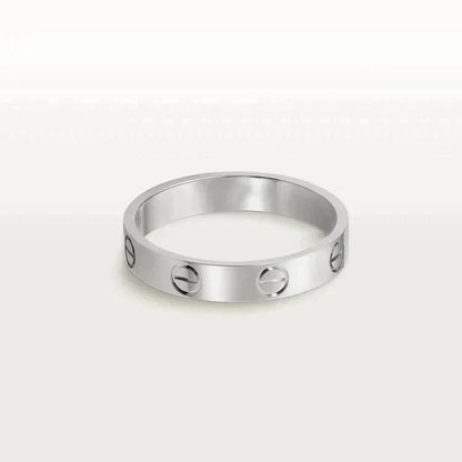 [Echo Fine ]LOVE RING 4MM 1 DIAMOND SILVER