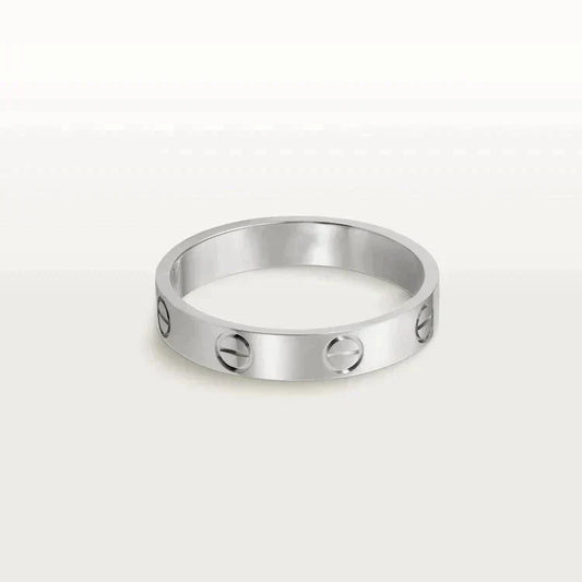 [Echo Fine ]LOVE RING 4MM 1 DIAMOND SILVER